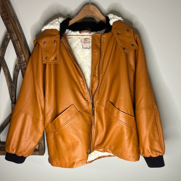 NEW Moxy Trapeze Vegan Leather Jacket FREE PEOPLE Size Small - Picture 4 of 6
